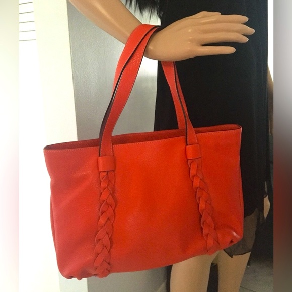 A. Bellucci Handbags - AB ASIA BELLUCCI leather Handbag. Like new, excellent condition. Red tomatoe.